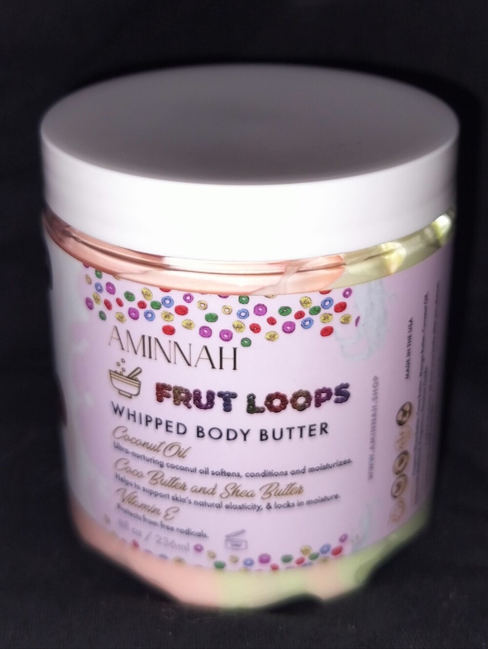 Aminnah Fruit Loops Whipped Body Butter
